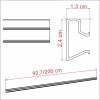 Wkładka aluminiowa 93 cm